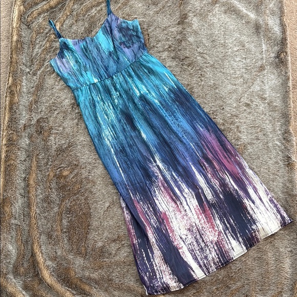 Modcloth Dresses & Skirts - ModCloth Brushstroke to Conclusions Watercolor Maxi Dress Large